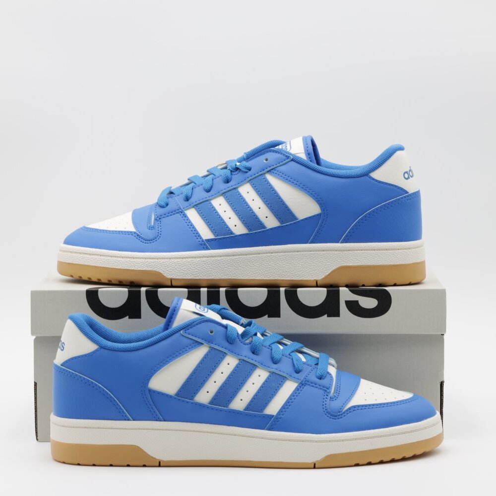 Adidas Mean's Break Start Everyday Comfortable Low Top Shoes Blue Size 11.5 - Picture 9 of 10